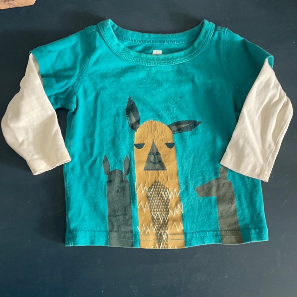 Tea collection 6-12 month shirt